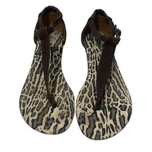 Toms Cheetah Print Thong Sandals